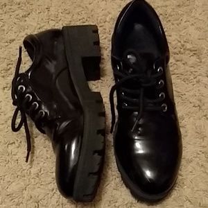 Aldo Faux Leather Platform Shoes